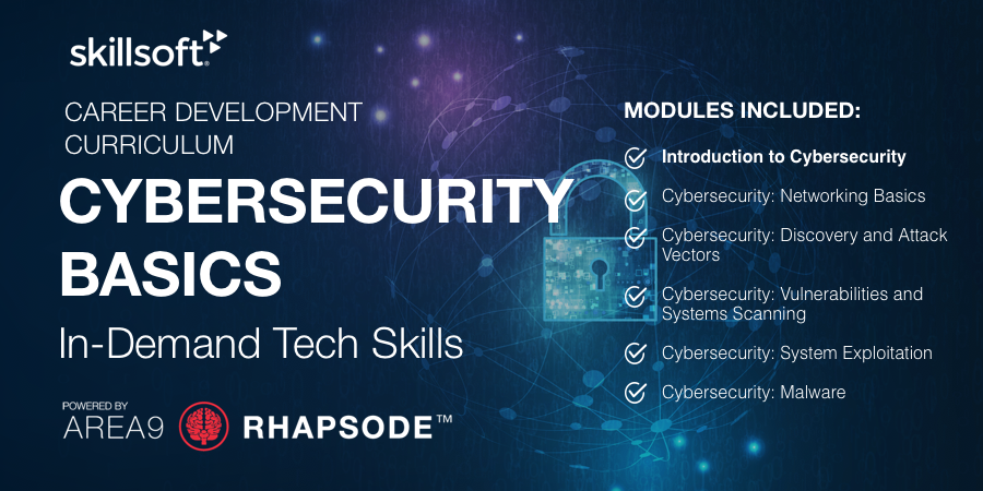 Cybersecurity Basics Skillsoft Area9 Lyceum Banner