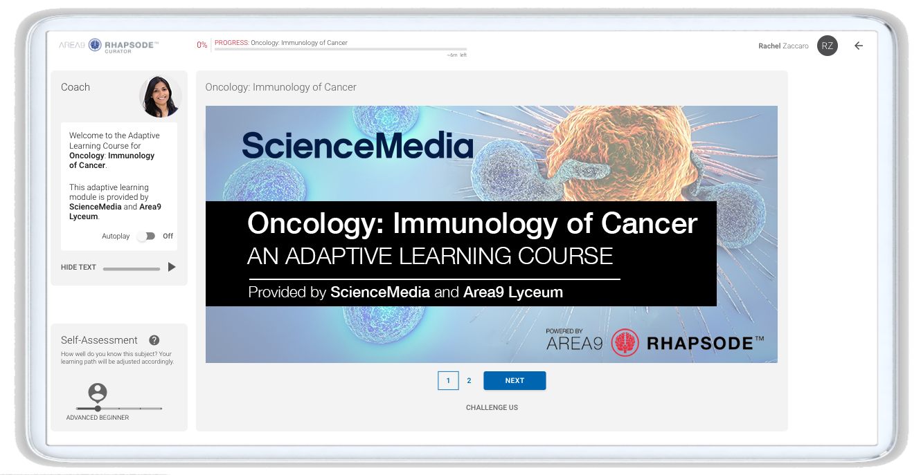 ScienceMedia and Area9 Lyceum Adaptive Medical and Clinical Training to improve on-the-job clinical competency